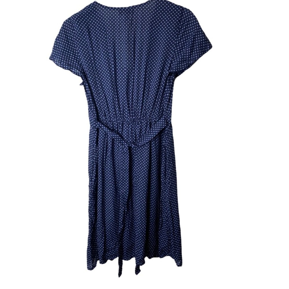 NWT LUCKY BRAND Blue Minnie Polka Dot Mini Sundress Women's small NWT 7WD9709 - Picture 2 of 10